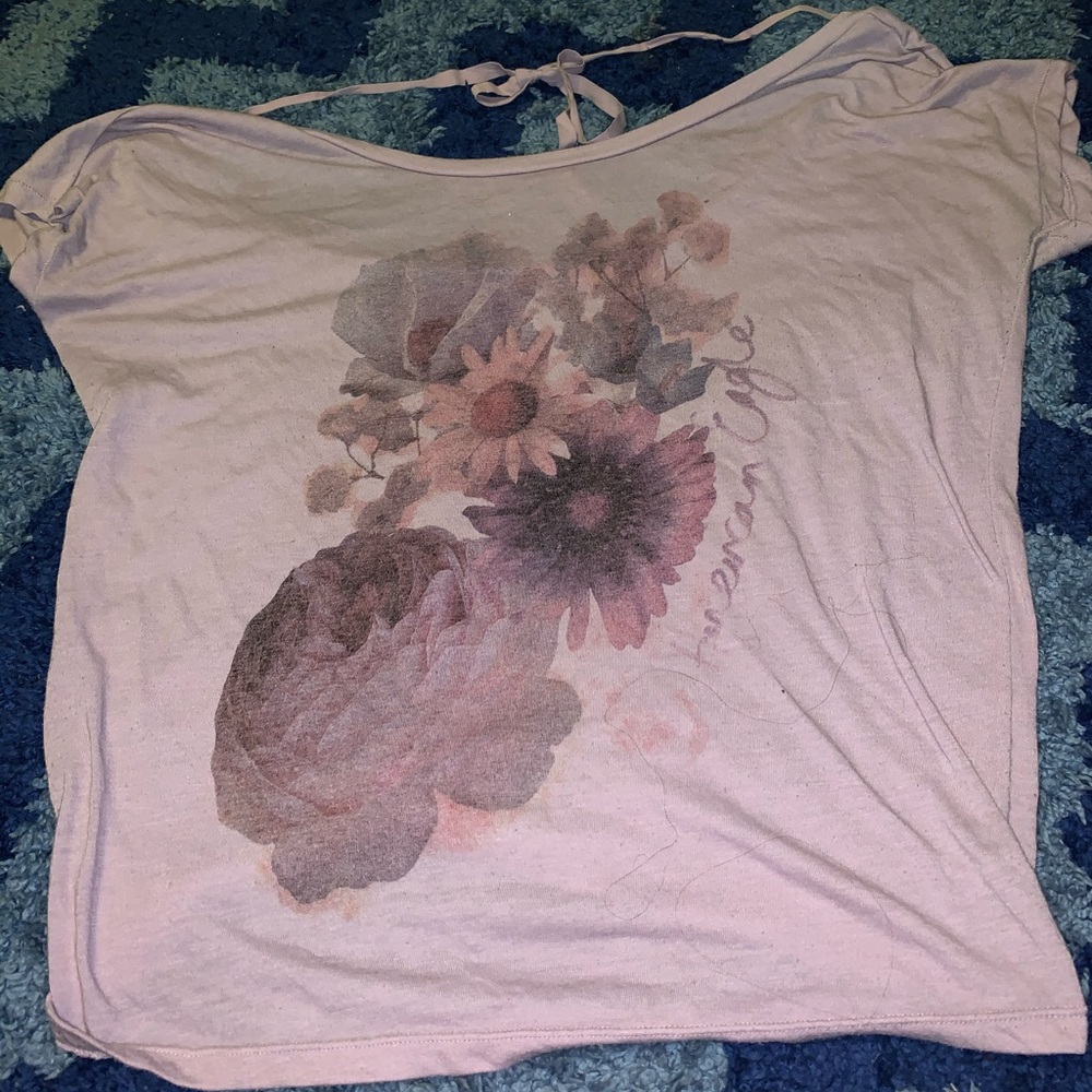 PURPLE AMERICAN EAGLE TOP